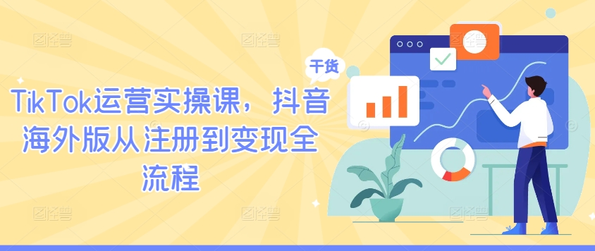 TikTok运营实操课，抖音海外版从注册到变现全流程-点石成金